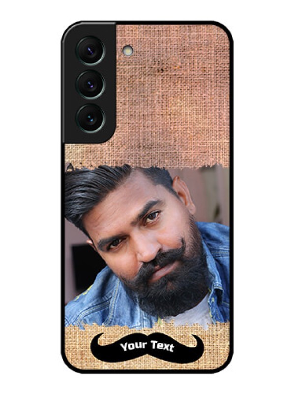 Custom Galaxy S22 5G Custom Metal Phone CaseWith Texture Design