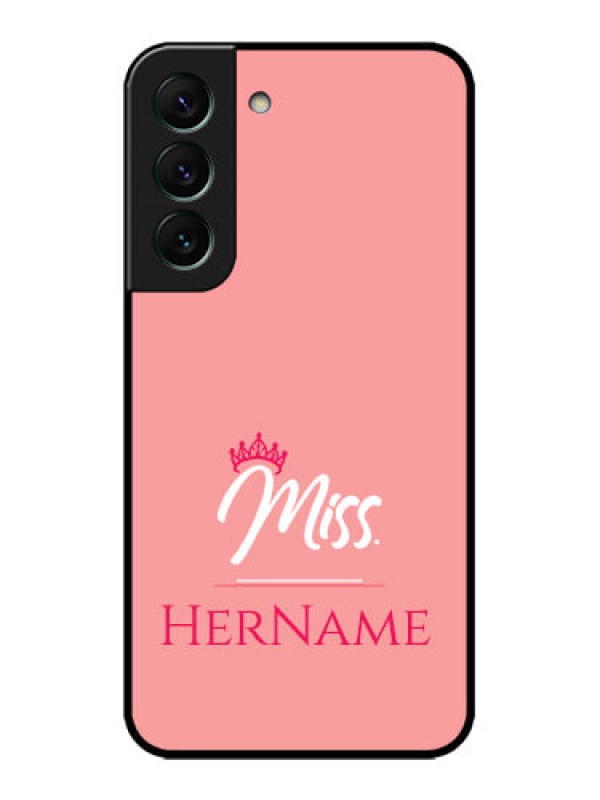 Custom Galaxy S22 5G Custom Metal Phone CaseMrs With Name Design