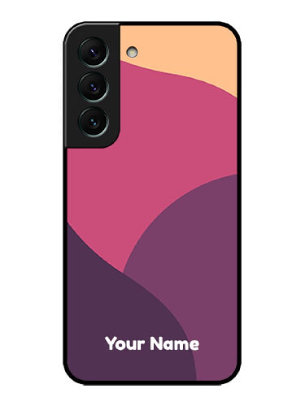 Custom Galaxy S22 5G Custom Metal Phone CaseMixed Multi - Colour Abstract Art Design