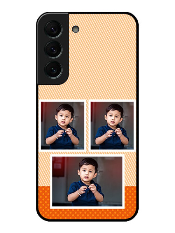 Custom Galaxy S22 Plus 5G Custom Metal Phone CaseBulk Photos Upload Design