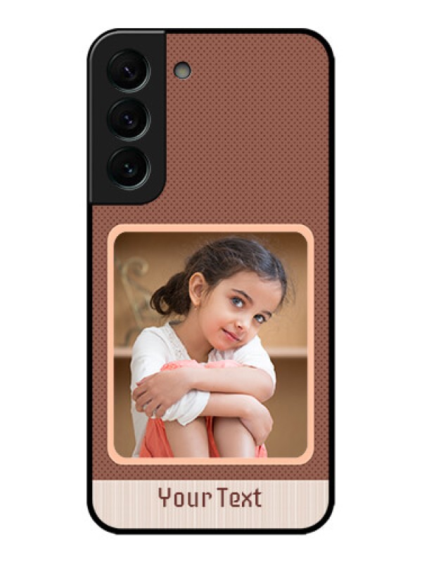 Custom Galaxy S22 Plus 5G Custom Metal Phone CaseSimple Pic Upload Design