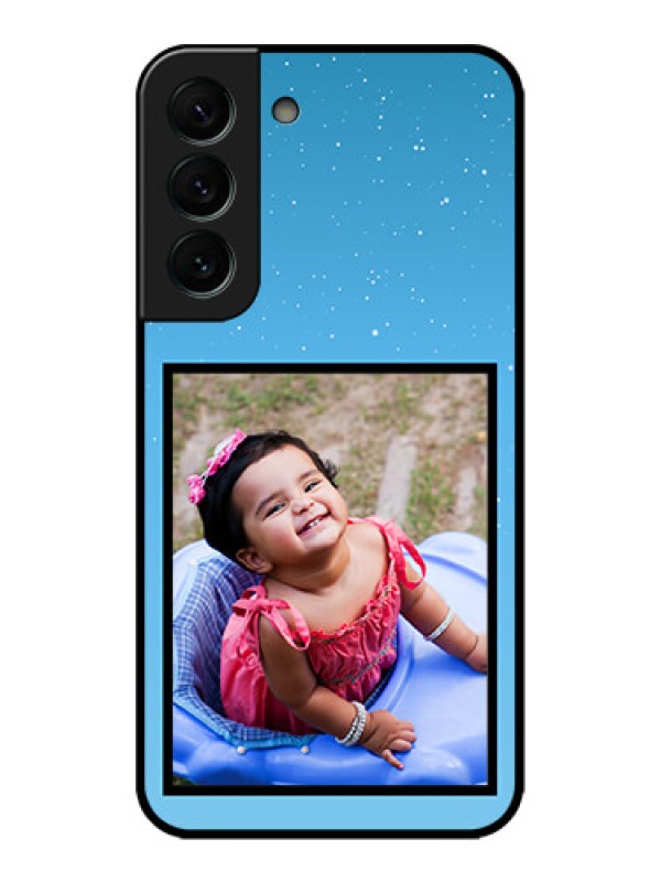 Custom Galaxy S22 Plus 5G Custom Metal Phone CaseWave Pattern Colorful Design