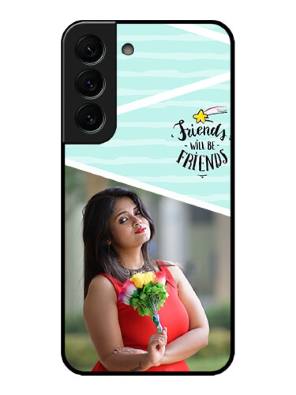 Custom Galaxy S22 Plus 5G Custom Metal Phone CaseFriends Picture Icon Design