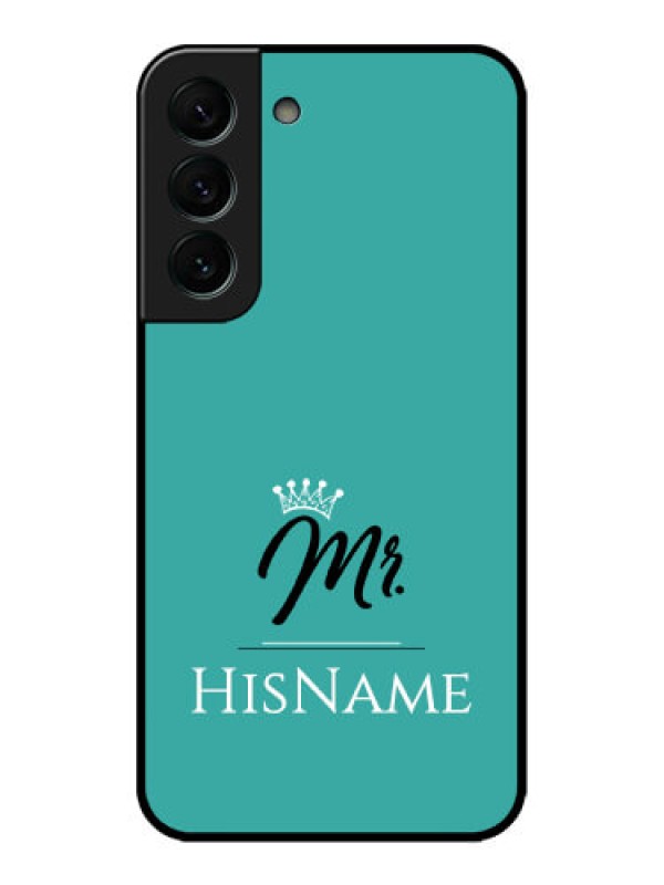Custom Galaxy S22 Plus 5G Custom Metal Phone CaseMr With Name Design