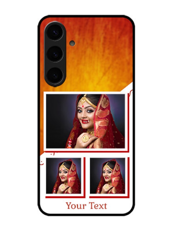 Custom Galaxy S24 Plus 5G Custom Metal Phone CaseWedding Memories Design