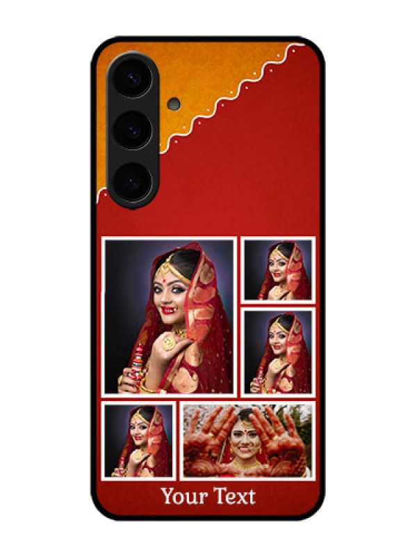 Custom Galaxy S24 Plus 5G Custom Metal Phone CaseWedding Pic Upload Design