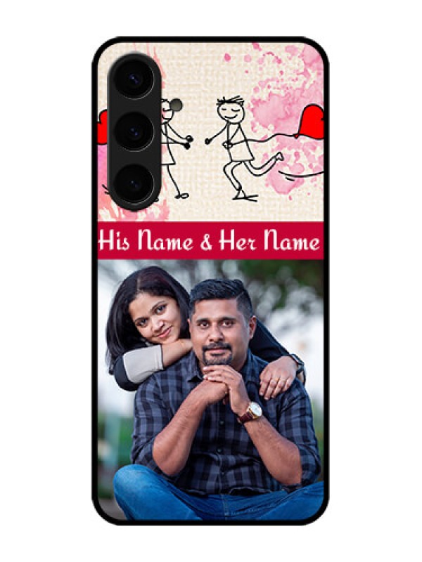 Custom Galaxy S24 Plus 5G Custom Metal Phone CaseYou And Me Case Design