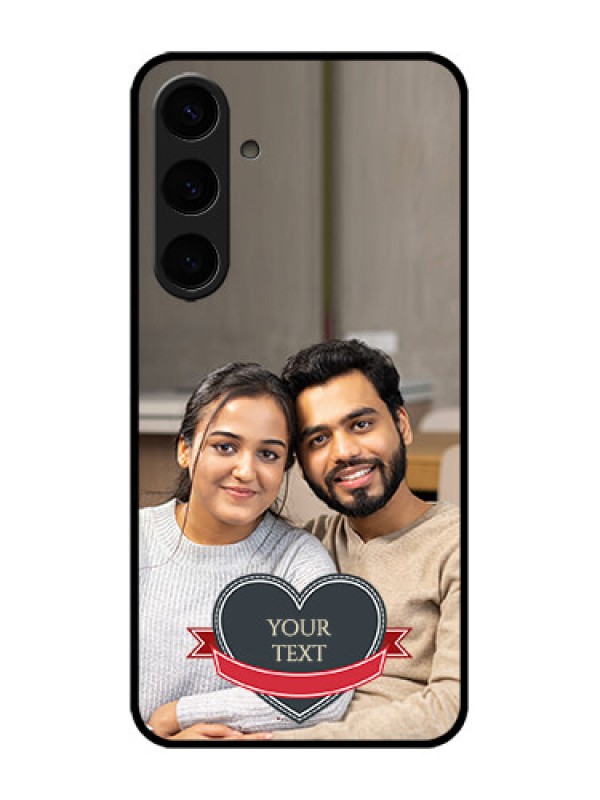 Custom Galaxy S24 Plus 5G Custom Metal Phone CaseJust Married Couple Design
