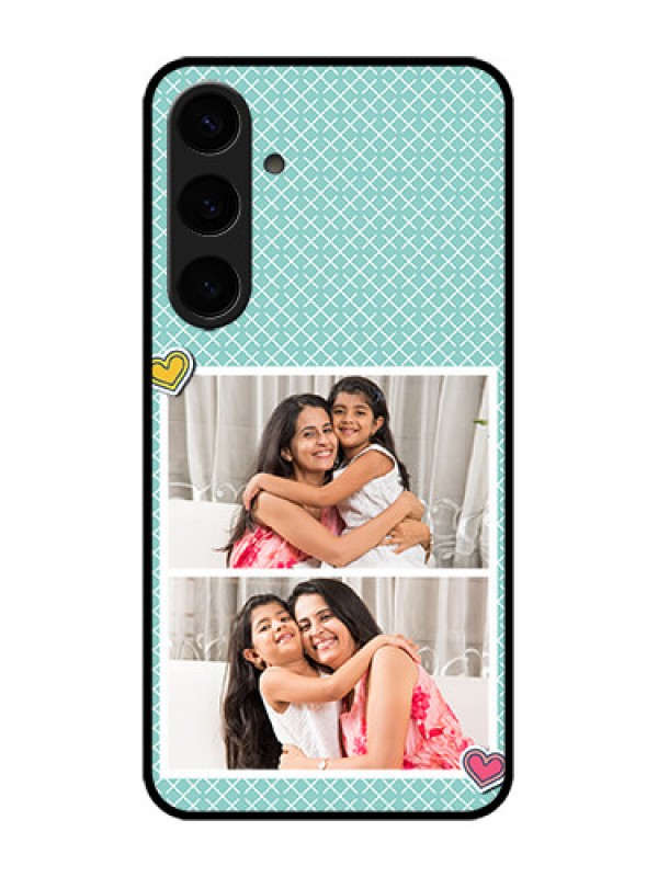 Custom Galaxy S24 Plus 5G Custom Metal Phone Case2 Image Holder With Pattern Design