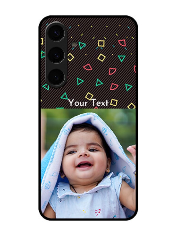 Custom Galaxy S24 Plus 5G Custom Metal Phone CaseWith Confetti Birthday Design