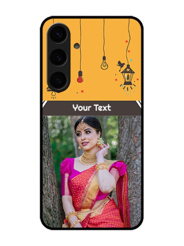 Custom Galaxy S24 Plus 5G Custom Metal Phone CaseWith Family Picture And Icons