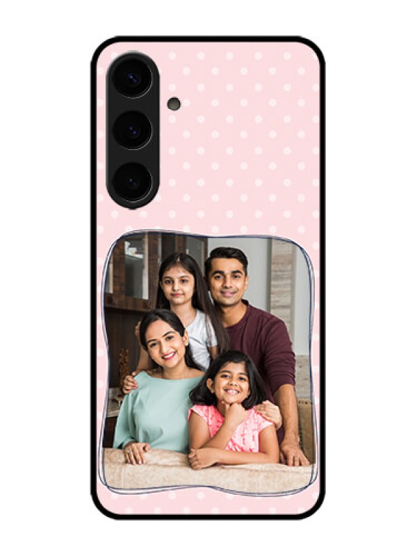 Custom Galaxy S24 Plus 5G Custom Metal Phone CaseFamily With Dots Design