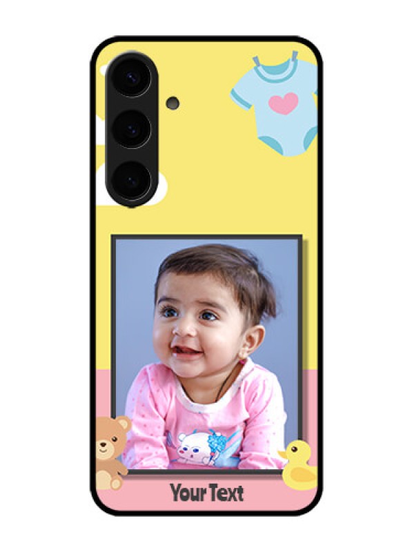 Custom Galaxy S24 Plus 5G Custom Metal Phone CaseKids 2 Color Design