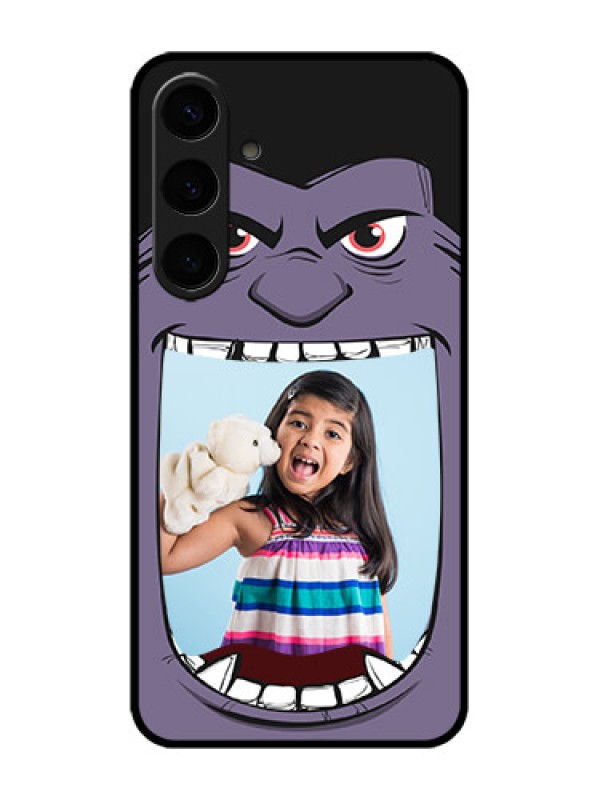 Custom Galaxy S24 Plus 5G Custom Metal Phone CaseAngry Monster Design