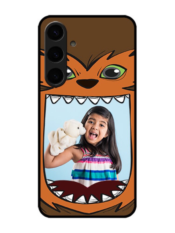 Custom Galaxy S24 Plus 5G Custom Metal Phone CaseOwl Monster Back Case Design