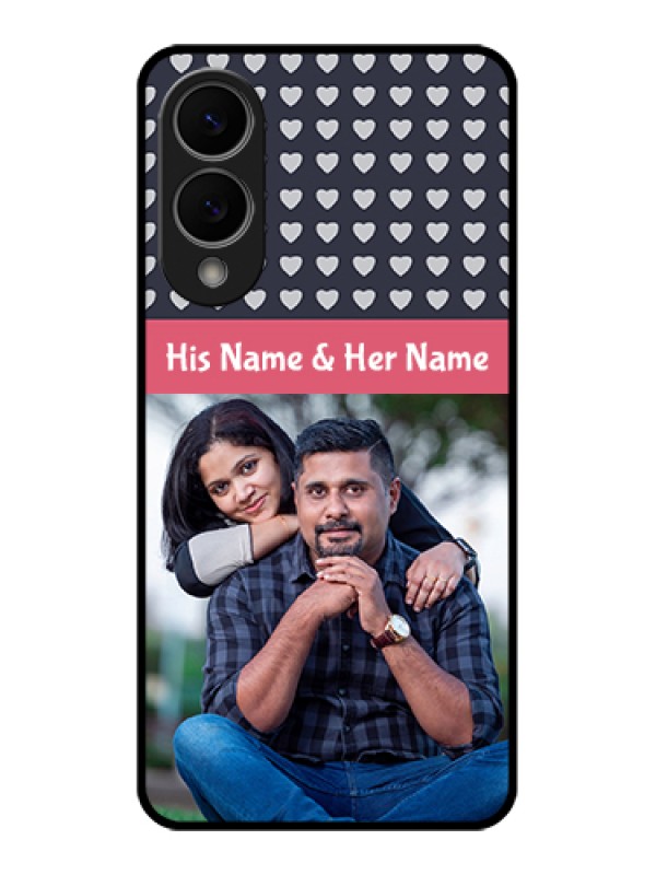 Custom Samsung Galaxy S25 Edge 5G Custom Metal Phone Case - Love Symbols Design