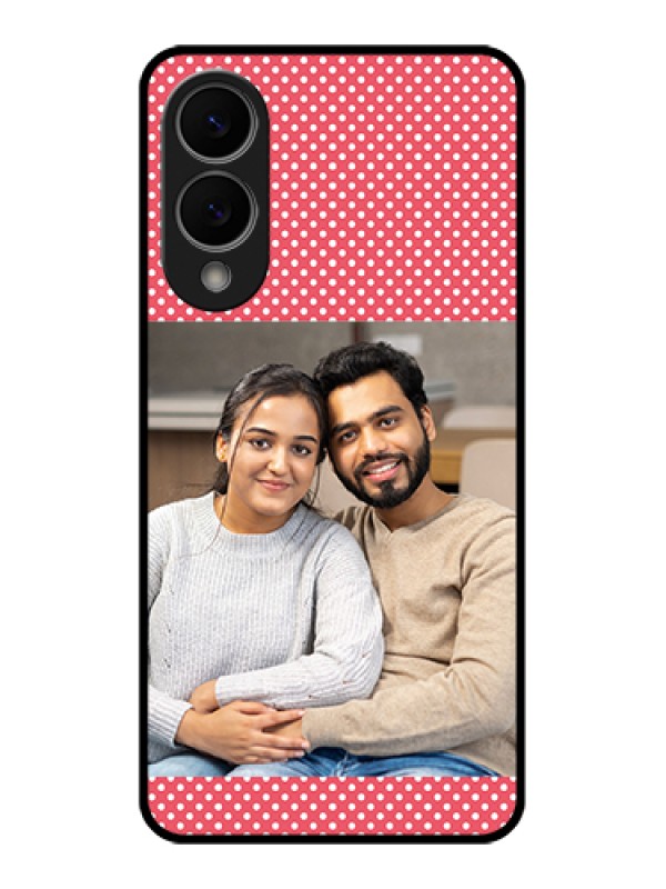 Custom Samsung Galaxy S25 Edge 5G Custom Metal Phone Case - White Dotted Design