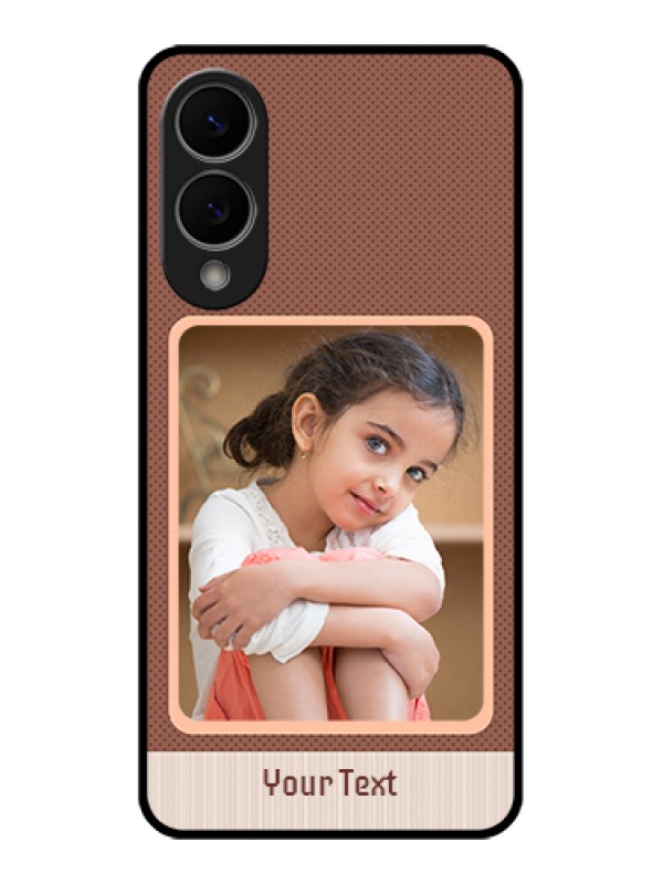 Custom Samsung Galaxy S25 Edge 5G Custom Metal Phone Case - Simple Pic Upload Design