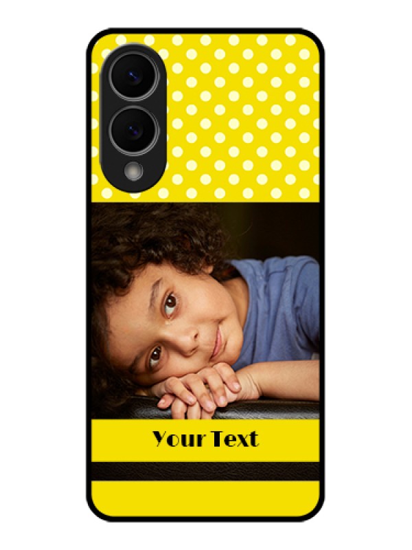Custom Samsung Galaxy S25 Edge 5G Custom Metal Phone Case - Bright Yellow Case Design