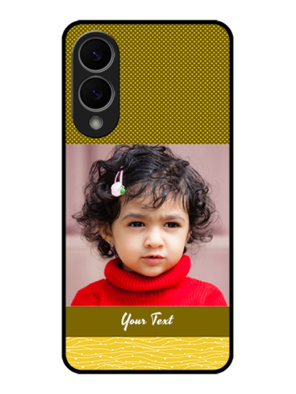Custom Samsung Galaxy S25 Edge 5G Custom Metal Phone Case - Simple Green Color Design