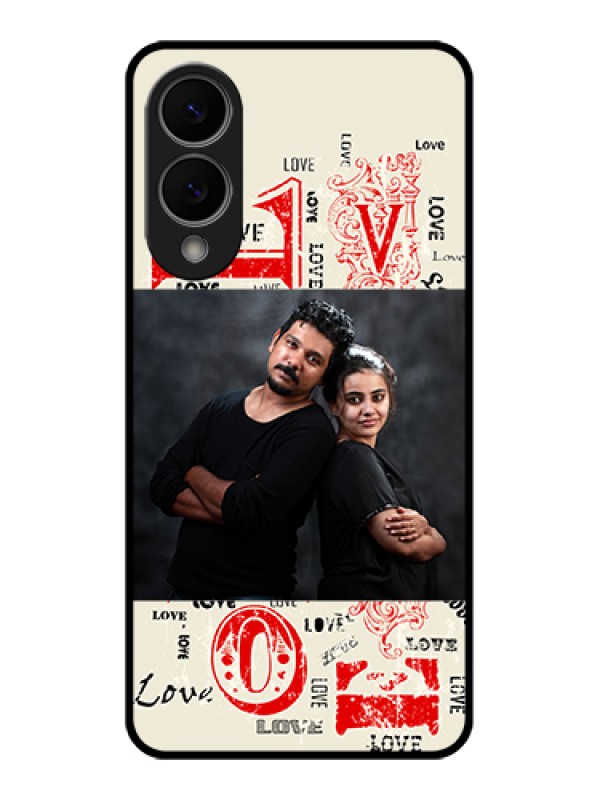 Custom Samsung Galaxy S25 Edge 5G Custom Metal Phone Case - Trendy Love Design Case