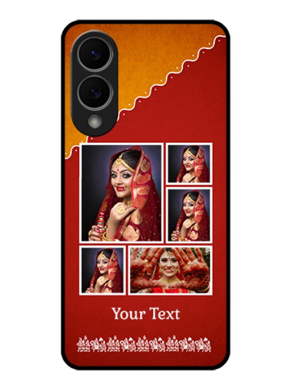 Custom Samsung Galaxy S25 Edge 5G Custom Metal Phone Case - Wedding Pic Upload Design