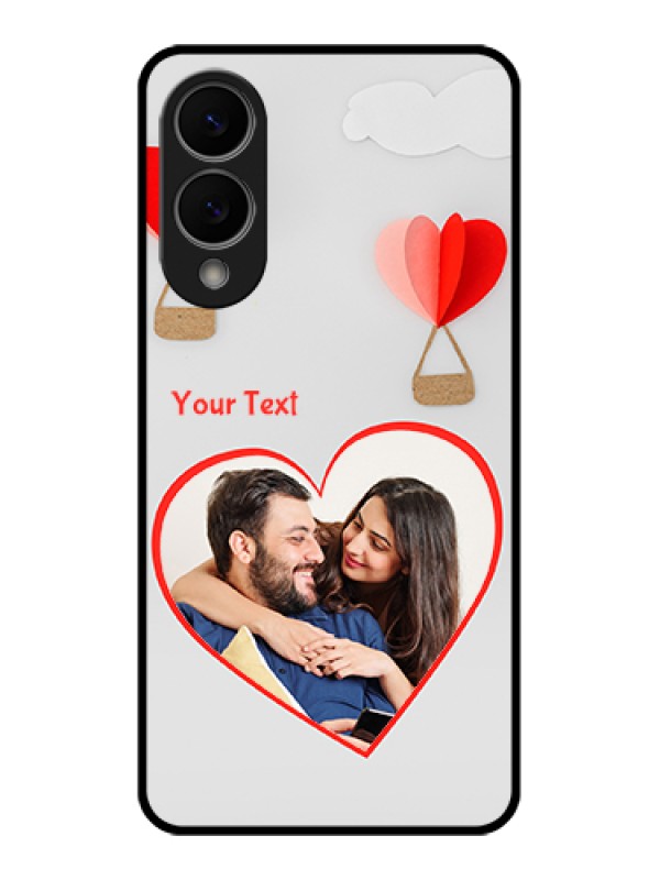 Custom Samsung Galaxy S25 Edge 5G Custom Metal Phone Case - Parachute Love Design