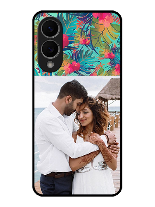 Custom Samsung Galaxy S25 Edge 5G Custom Metal Phone Case - Watercolor Floral Design