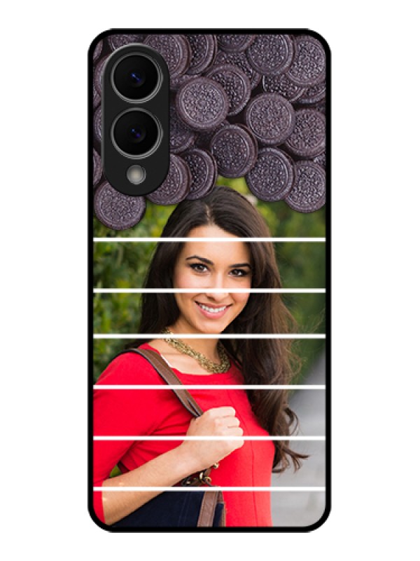 Custom Samsung Galaxy S25 Edge 5G Custom Metal Phone Case - With Oreo Biscuit Design