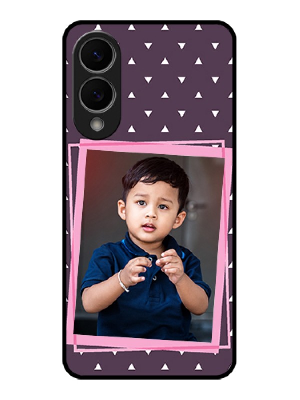 Custom Samsung Galaxy S25 Edge 5G Custom Metal Phone Case - Triangle Pattern Dotted Design