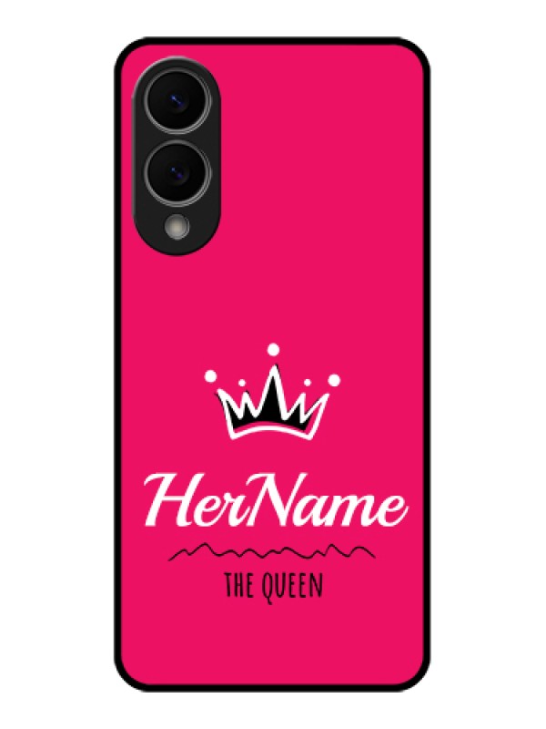 Custom Samsung Galaxy S25 Edge 5G Custom Metal Phone Case - Queen With Name Design