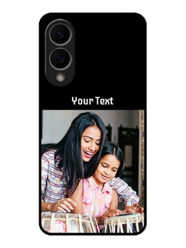 Custom Samsung Galaxy S25 Edge 5G Custom Metal Phone Case - Photo With Name Design