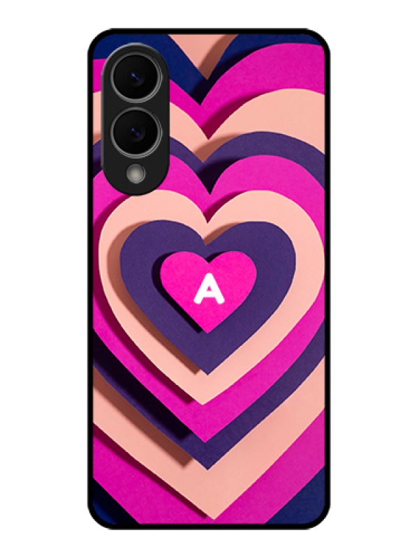 Custom Samsung Galaxy S25 Edge 5G Custom Metal Phone Case - Cute Heart Pattern Design