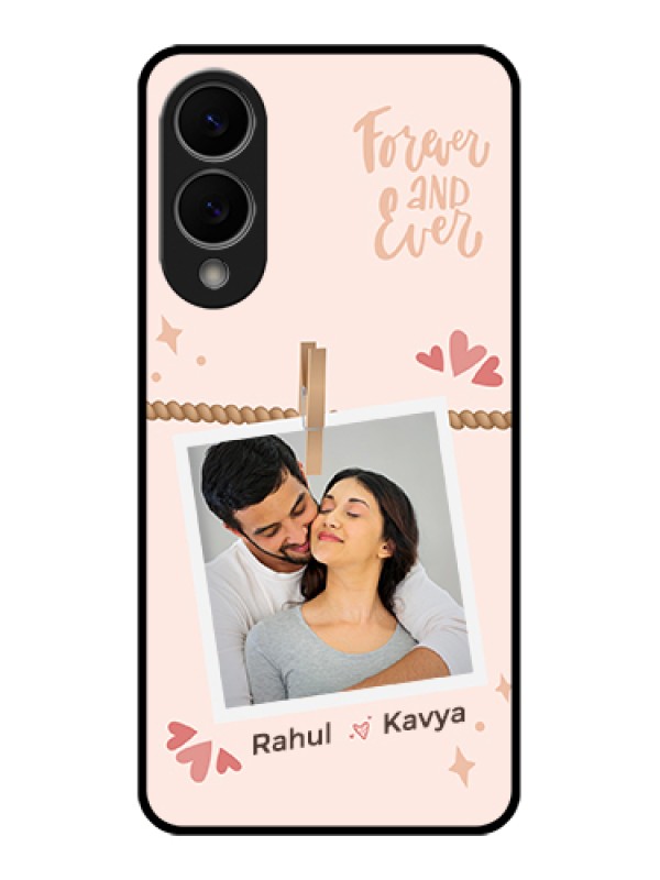 Custom Samsung Galaxy S25 Edge 5G Custom Metal Phone Case - Forever And Ever Love Design