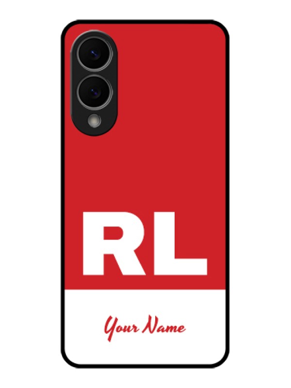 Custom Samsung Galaxy S25 Edge 5G Custom Metal Phone Case - Dual Tone Custom Text Design