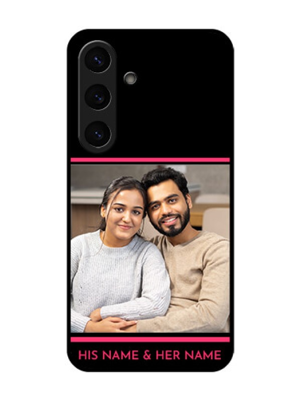 Custom Galaxy S25 Plus 5G Custom Metal Phone Case - With Add Text Design