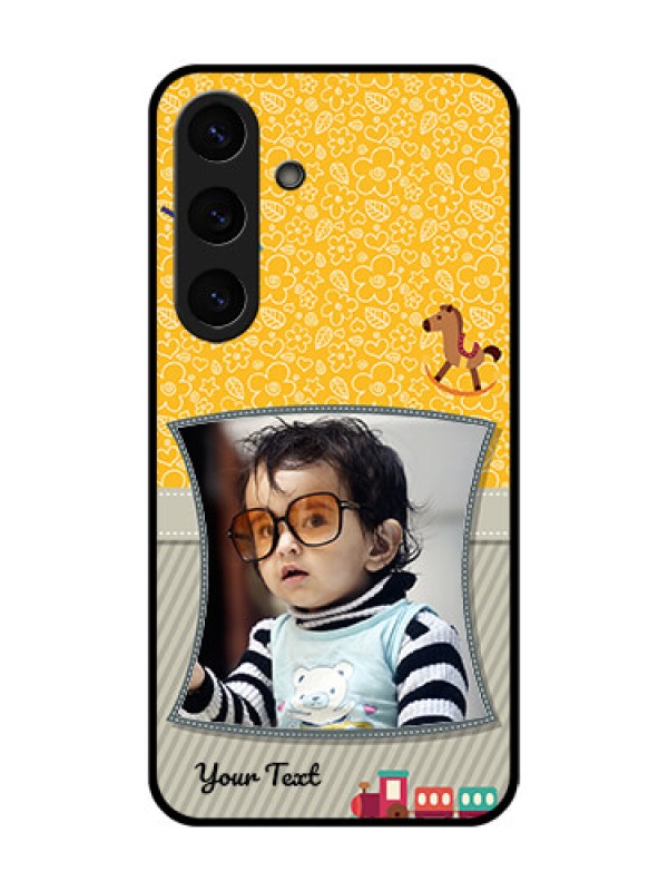 Custom Galaxy S25 Plus 5G Custom Metal Phone Case - Baby Picture Upload Design