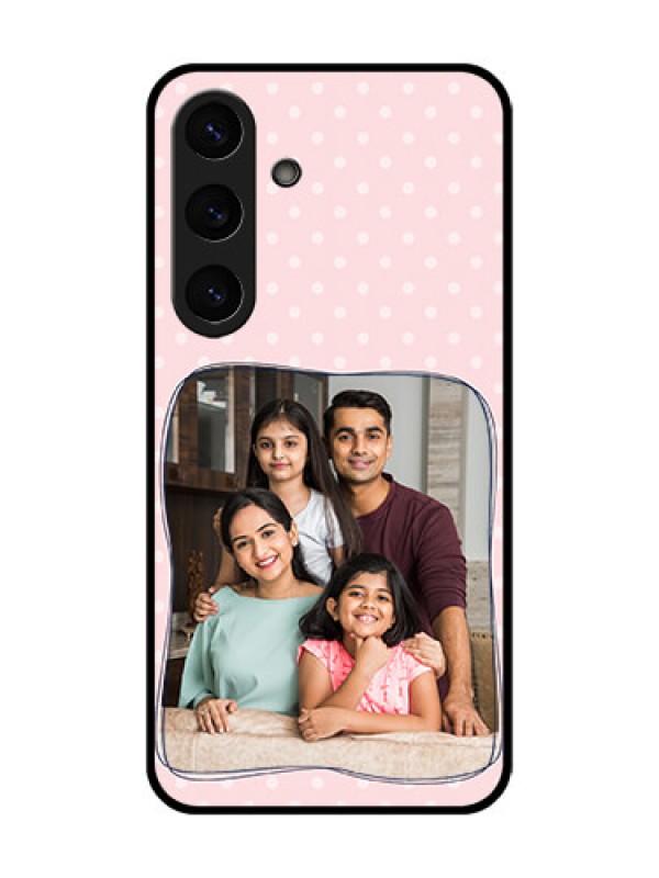 Custom Galaxy S25 Plus 5G Custom Metal Phone Case - Family With Dots Design