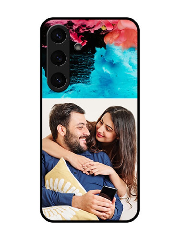 Custom Galaxy S25 Plus 5G Custom Metal Phone Case - Quote With Acrylic Painting Design