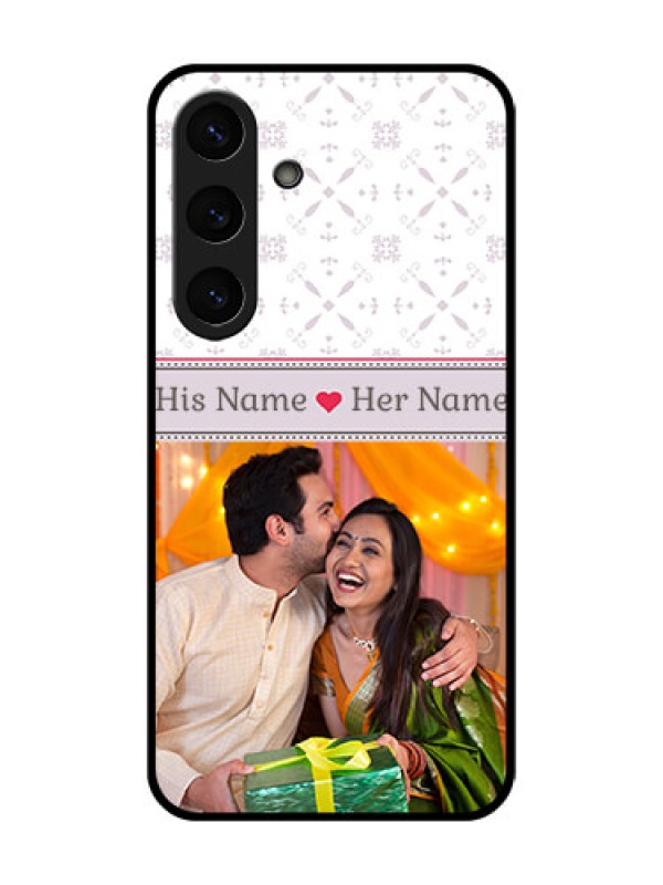 Custom Galaxy S25 Plus 5G Custom Metal Phone Case - With Photo And Ethnic Design