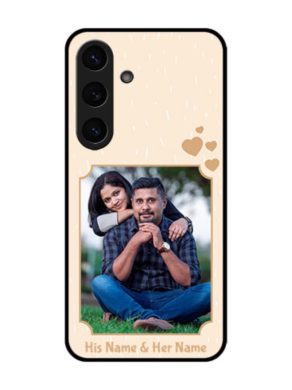Custom Galaxy S25 Plus 5G Custom Metal Phone Case - With Confetti Love Design