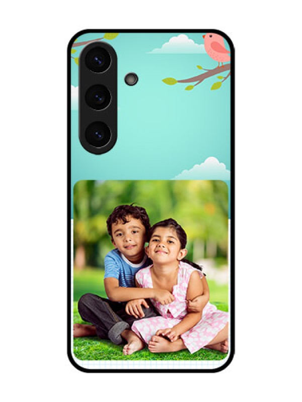 Custom Galaxy S25 Plus 5G Custom Metal Phone Case - Doodle Love Design
