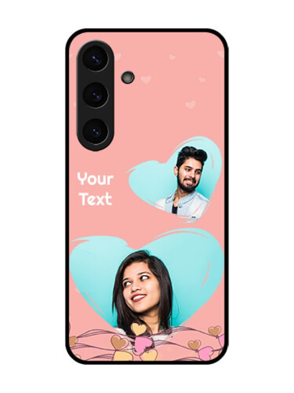 Custom Galaxy S25 Plus 5G Custom Metal Phone Case - Love Doodle Design