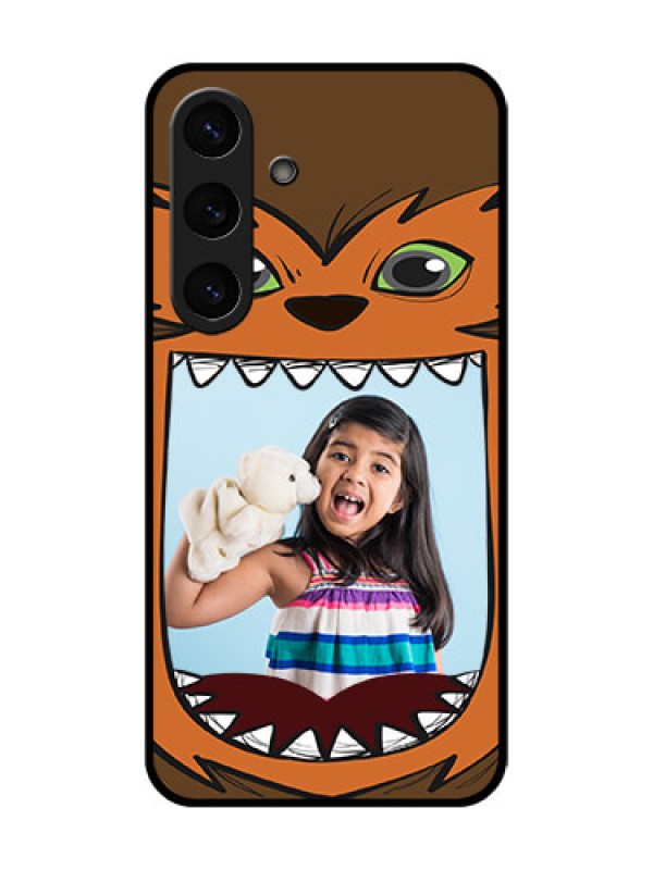 Custom Galaxy S25 Plus 5G Custom Metal Phone Case - Owl Monster Back Case Design