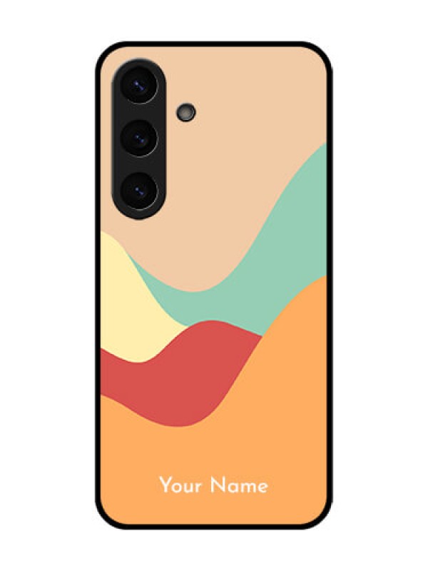 Custom Galaxy S25 Plus 5G Custom Metal Phone Case - Ocean Waves Multi - Colour Design