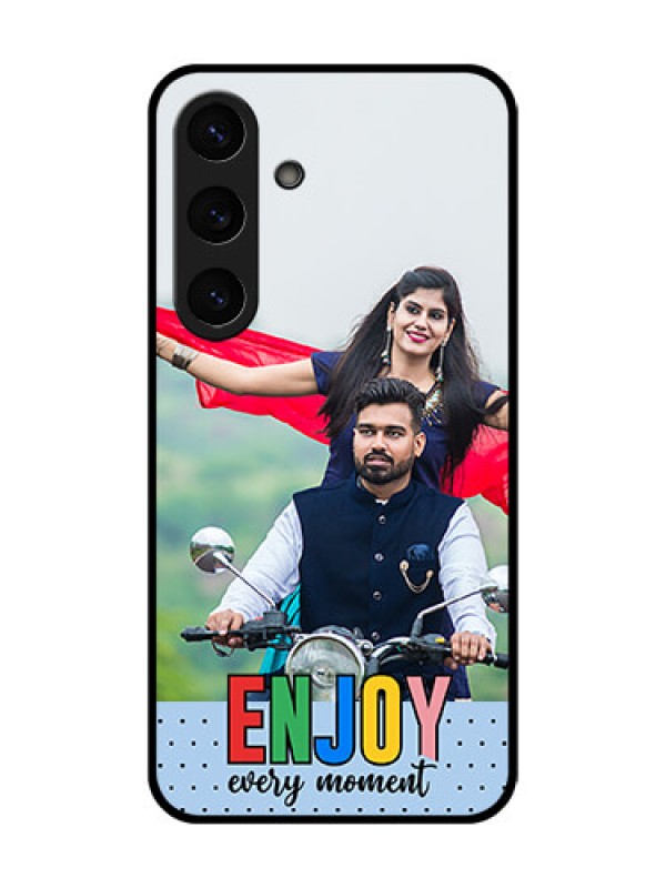 Custom Galaxy S25 Plus 5G Custom Metal Phone Case - Enjoy Every Moment Design