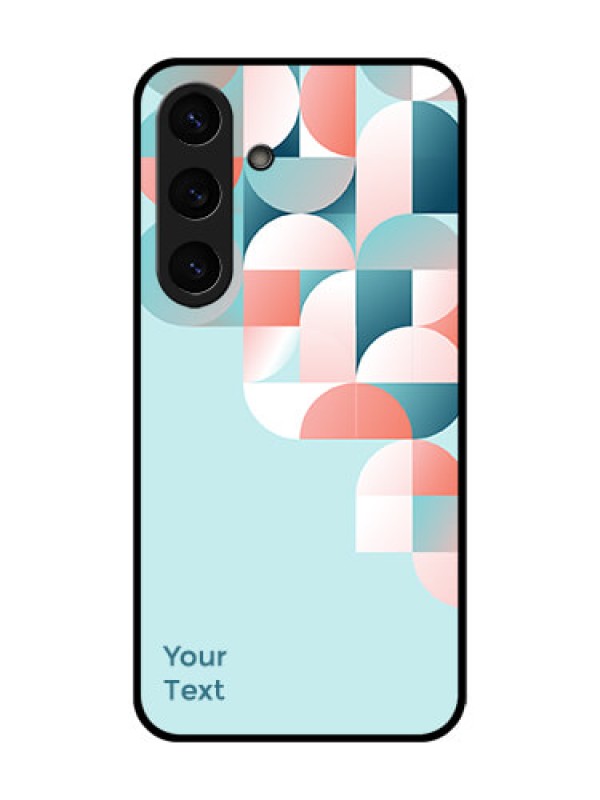Custom Galaxy S25 Plus 5G Custom Metal Phone Case - Stylish Semi - Circle Pattern Design