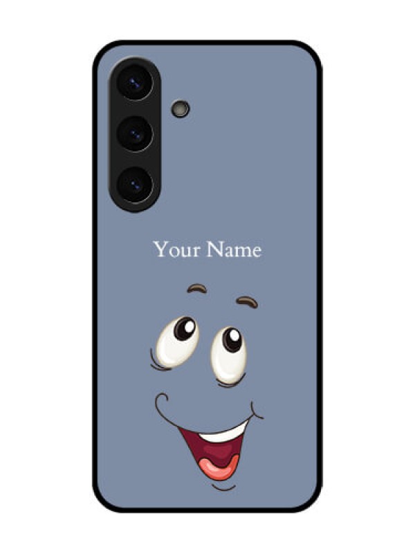 Custom Galaxy S25 Plus 5G Custom Metal Phone Case - Laughing Cartoon Face Design