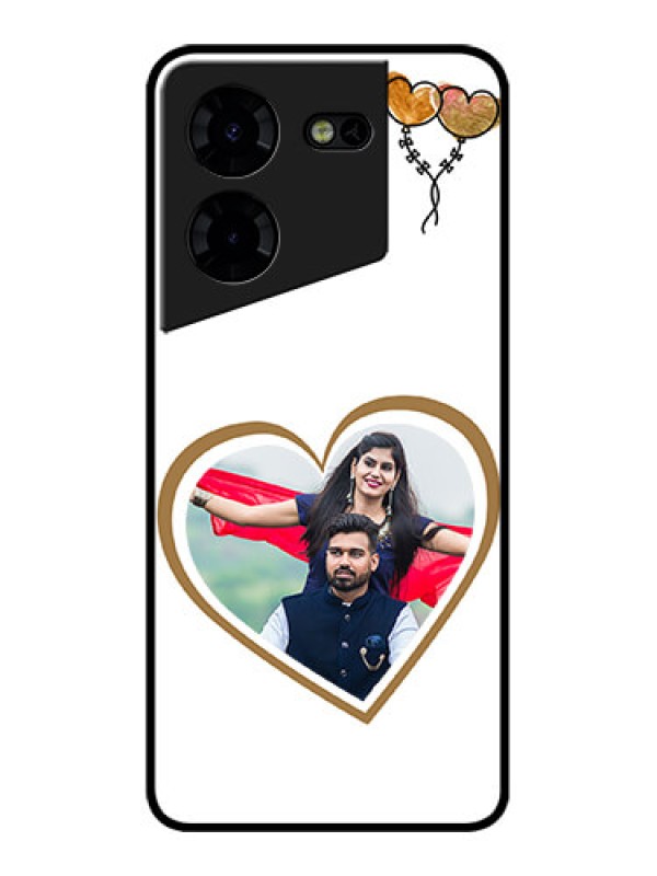 Custom Tecno Pova 5 Pro 5G Custom Metal Phone CaseYou and Me Design