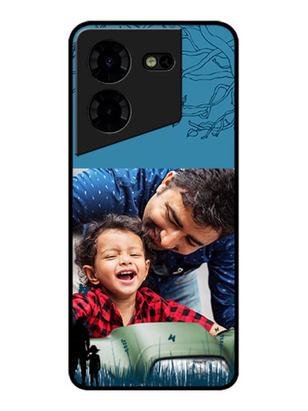 Custom Tecno Pova 5 Pro 5G Custom Metal Phone CaseBest Dad Design